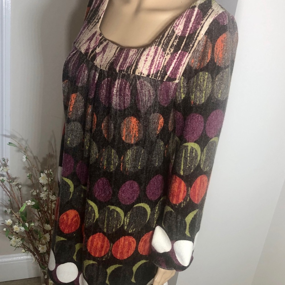 Multi- color Boho swing/tunic style top